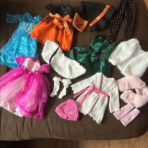 American girl and other doll brand costumes clothes bundle set princess dress